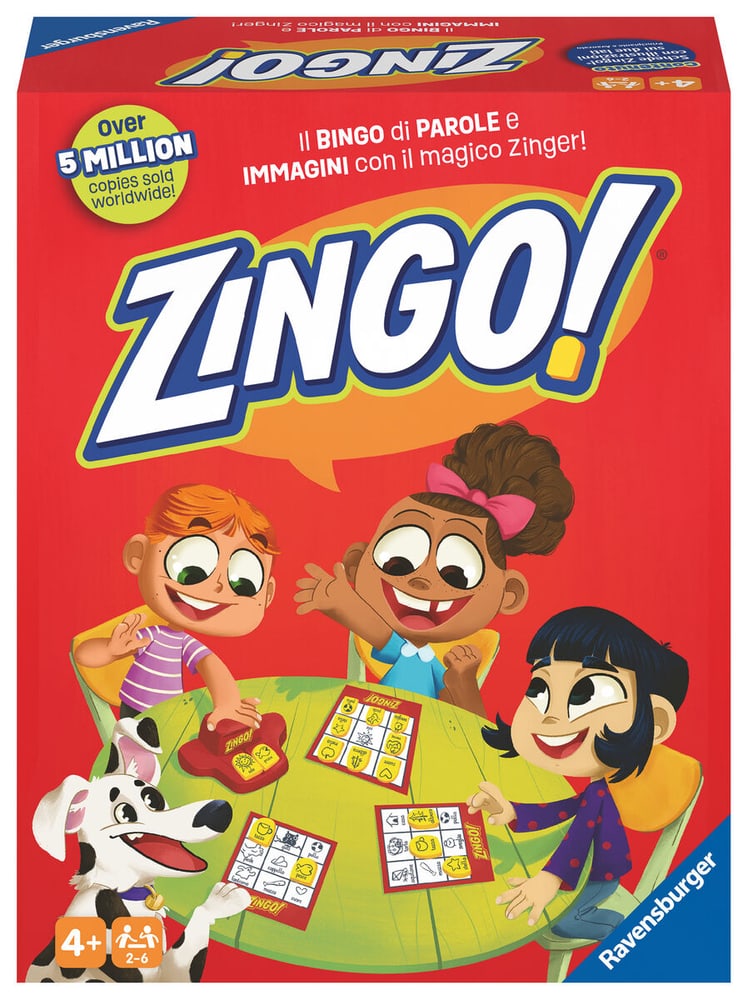 ZINGO! Giochi di società Ravensburger 749058600300 Colore neutro Lingua italiano N. figura 1