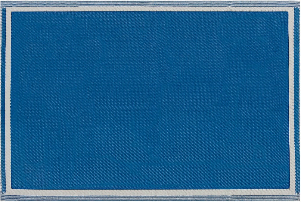Tappeto da esterno blu 120 x 180 cm ETAWAH Tappeto per esterni Beliani 759197900000 N. figura 1