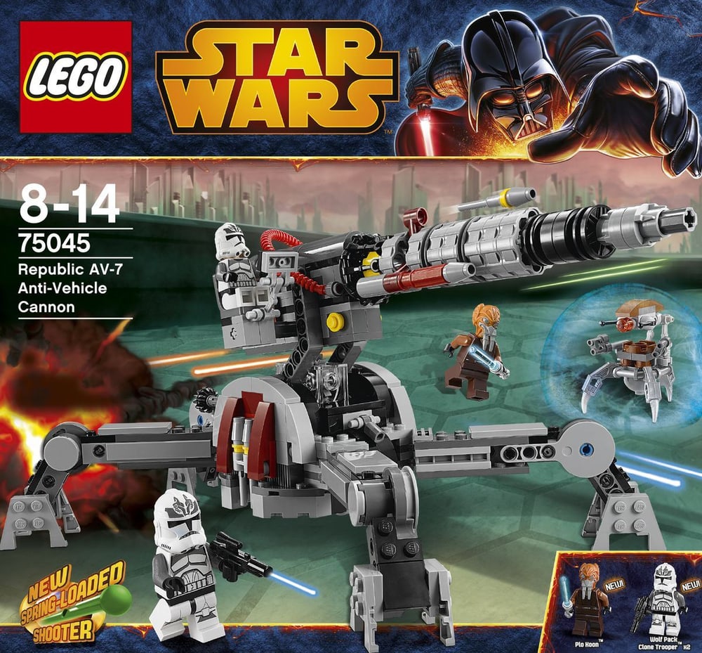 Lego Star Wars 75045 Republic AV-7 LEGO® 74785100000014 Bild Nr. 1