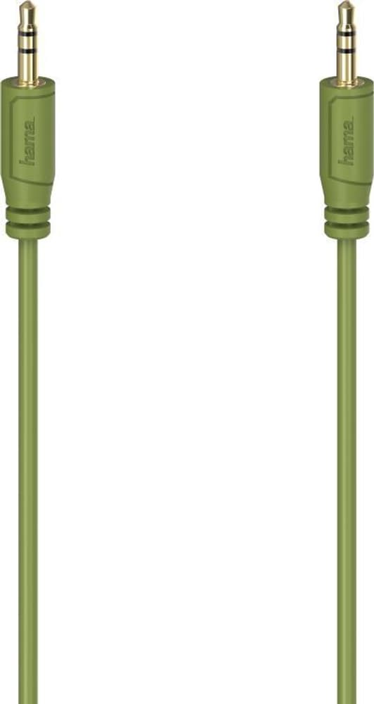 "Flexi-Slim", connettore jack da 3,5 mm, dorato, verde, 0,75 m Cavo audio Hama 785300174293 N. figura 1