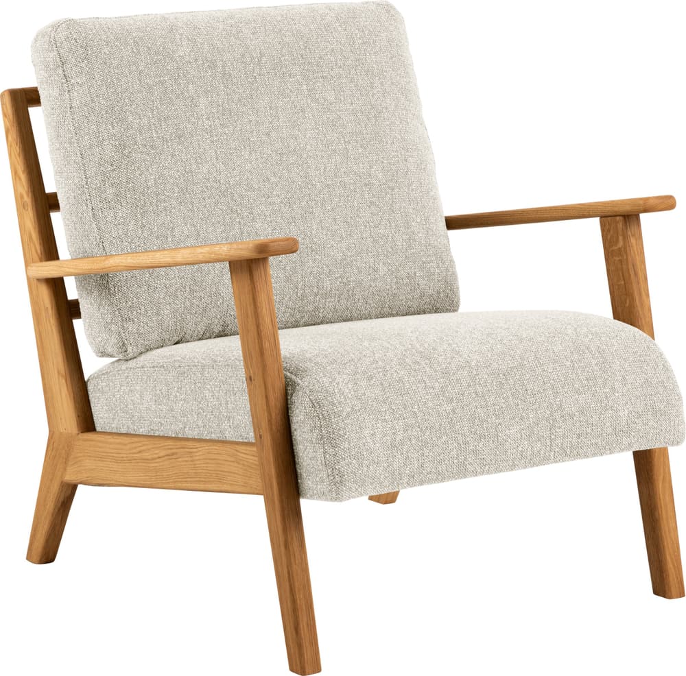 FAUSTO Sessel 403901807014 Grösse B: 83.0 cm x T: 75.0 cm x H: 80.0 cm Farbe Natur Bild Nr. 1