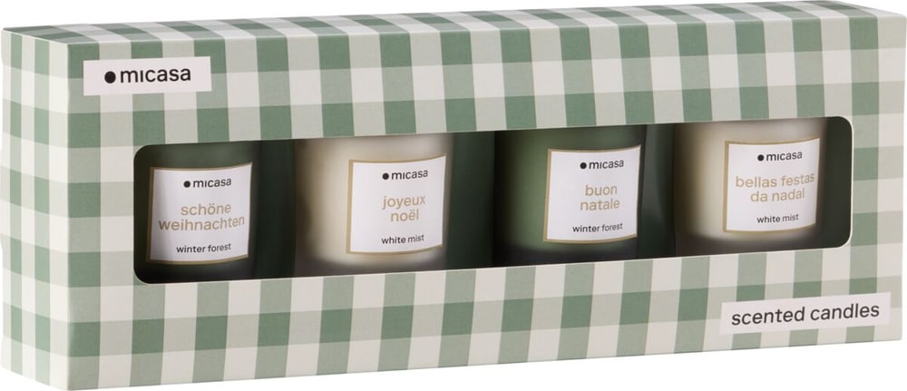 EMMA Bougie parfumée 441626800000 Arôme Winter Forest Couleur Vert Photo no. 1