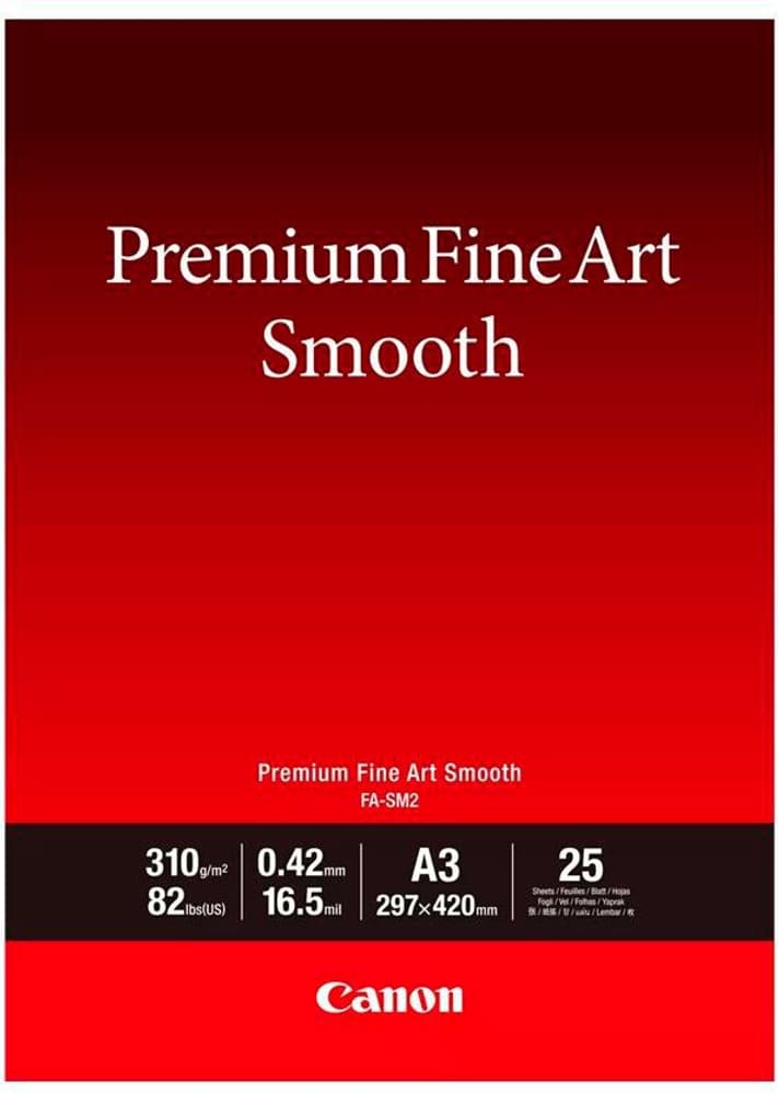 FA-SM2 A3 25Sheets Premium Fine Art Smooth Paper Papier pour imprimante Canon 785302434113 Photo no. 1