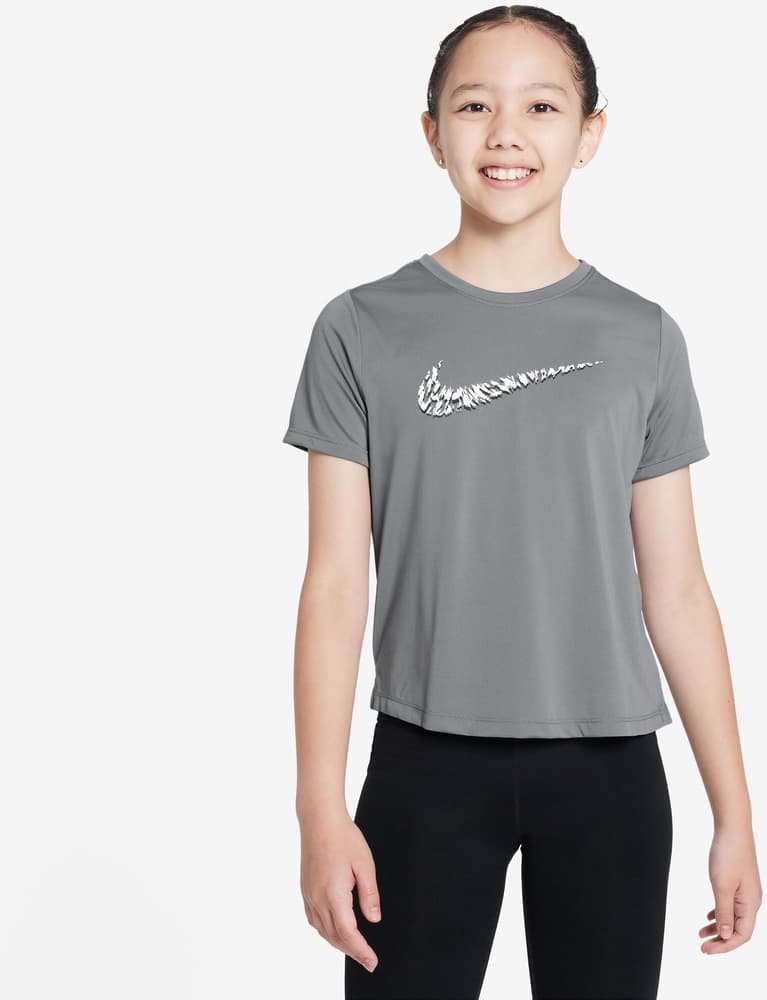One Dri-FIT Short-Sleeve Training Top T-shirt Nike 469355514080 Taglie 140 Colore grigio N. figura 1