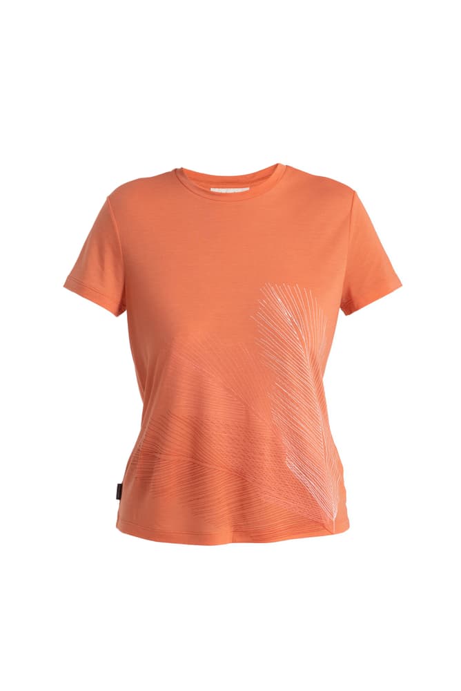Merino Core SS Tee Plume T-shirt Icebreaker 466136400657 Taille XL Couleur corail Photo no. 1