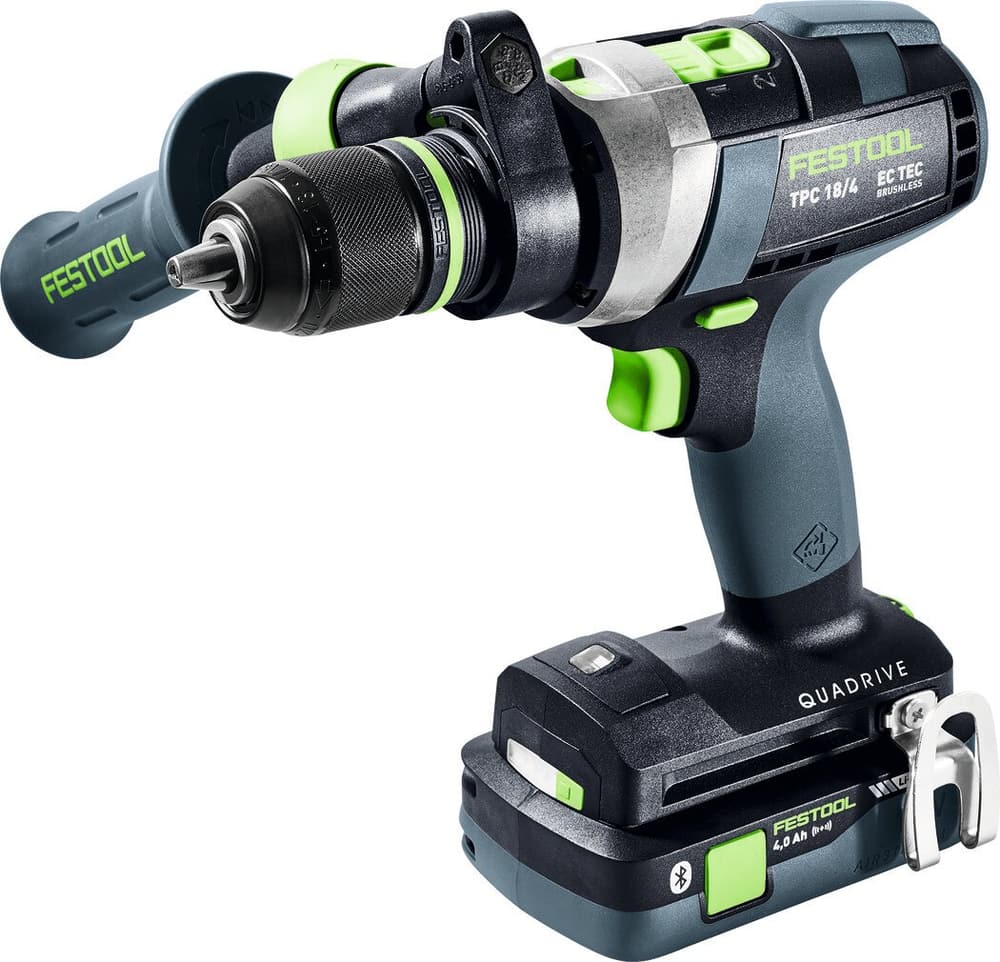 Avvitatore a percussione a batteria QUADRIVE TPC 18/4 I-Plus Trapano avvitatore a percussione Festool 616904700000 N. figura 1