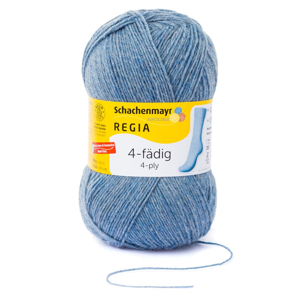 Sockenwolle Regia Sockenwolle 667091400030 Farbe Blau Grösse L: 16.0 cm x B: 8.0 cm x H: 8.0 cm Bild Nr. 1