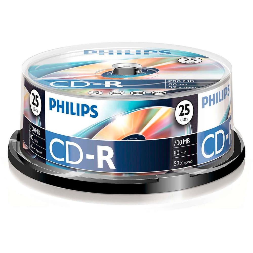 CD-R 700MB 25-Spindel CD Rohlinge Philips 787242000000 Bild Nr. 1