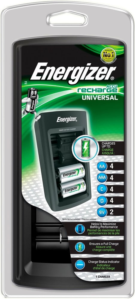 Universal Charger caricatore Batteria / Caricabatterie Energizer 785302425583 N. figura 1