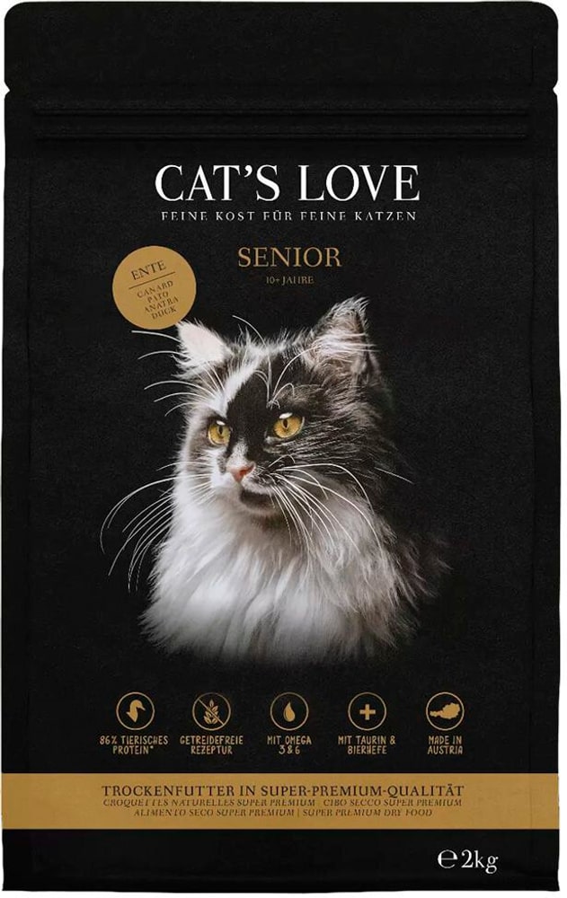 Cats Love Trocken Senior Ente Trockenfutter 658771300000 Bild Nr. 1