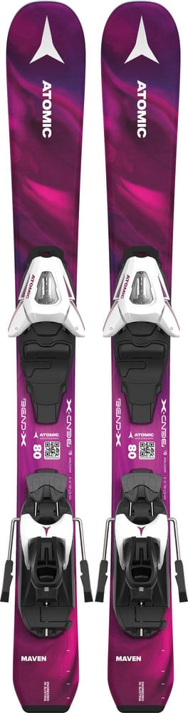 Maven Girl inkl. C 5 GW Skis pour enfant avec fixations Atomic 493616709029 Couleur magenta Longueur 90 Photo no. 1