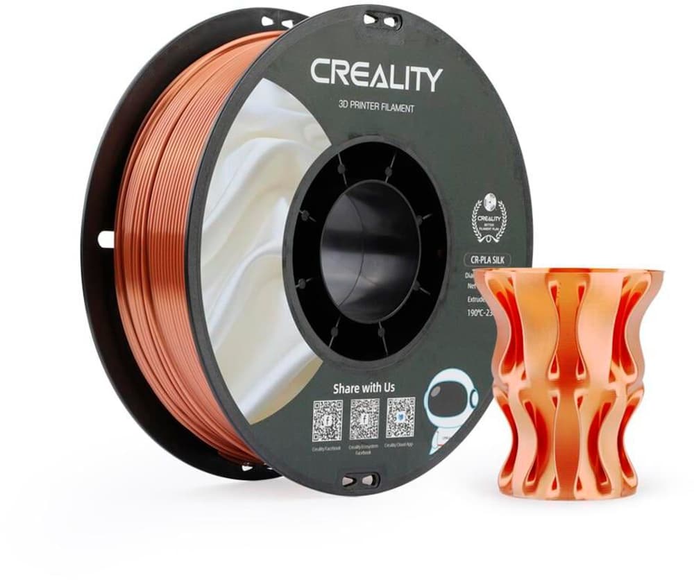 Filamento PLA, Silk Copper, 1,75 mm, 1 kg Filamento per stampante 3D Creality 785302415003 N. figura 1