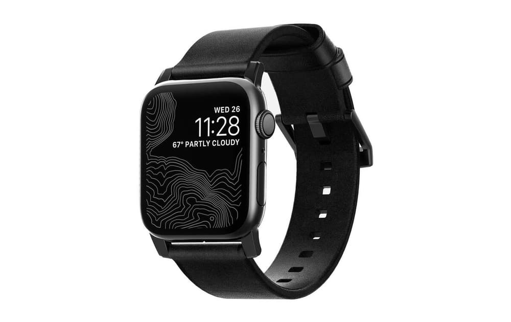 Modern Strap Apple Watch Schwarz/Schwarz Smartwatch Armband Nomad 785302421560 Bild Nr. 1