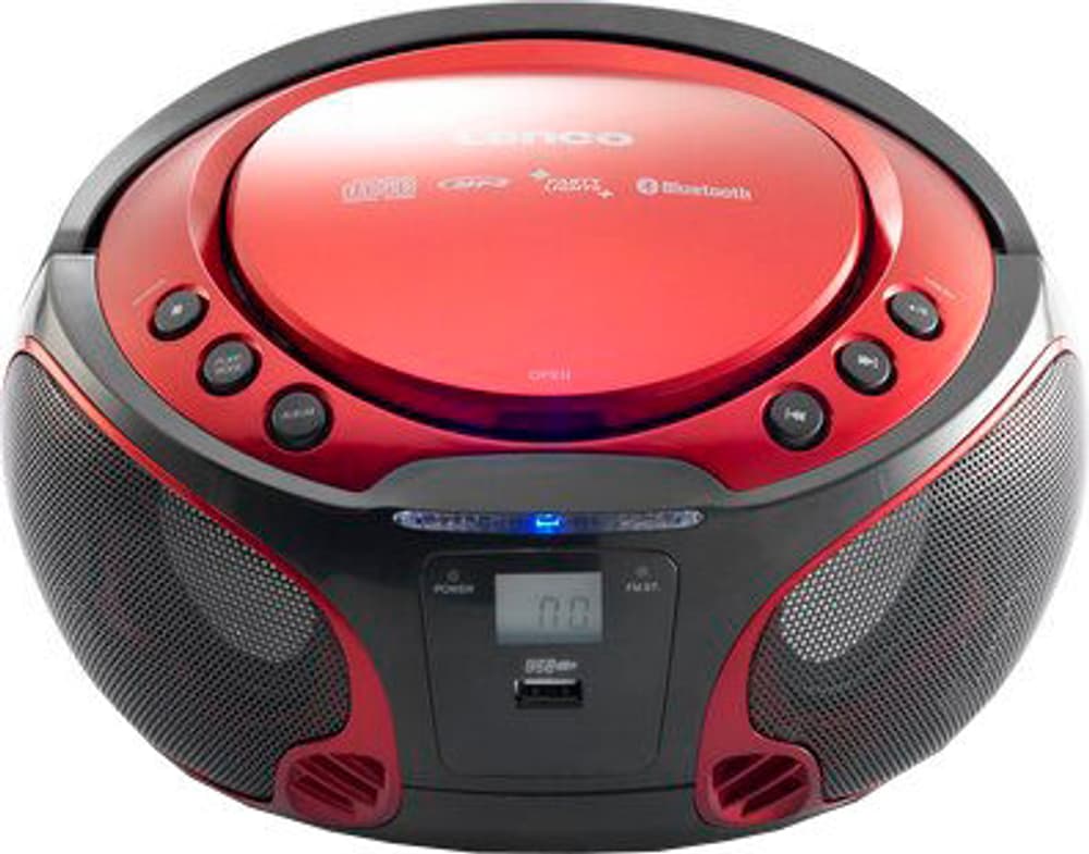 SCD-550 - Rot CD Player Lenco 785300148658 Bild Nr. 1