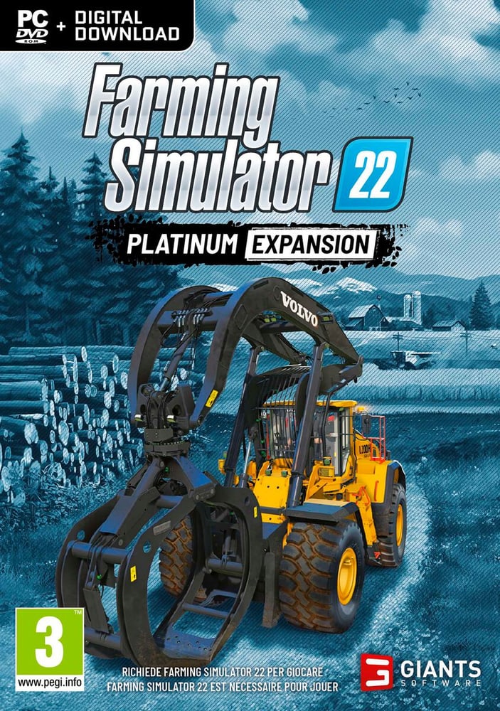 PC - Farming Simulator 22 - Platinum Expansion Add-On (F/I) Jeu vidéo (boîte) 785300170281 Photo no. 1