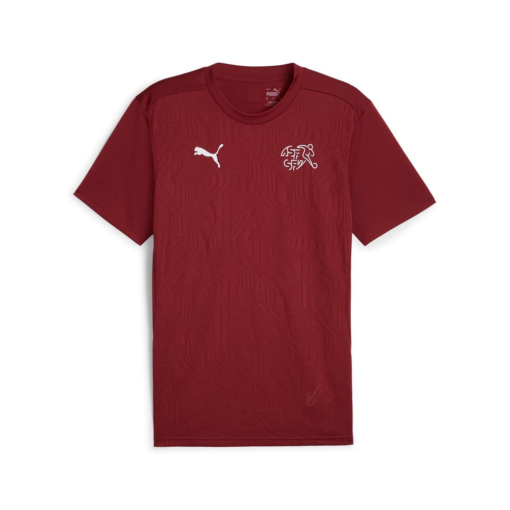 T-shirt d'entraînement Suisse Maillot Puma 491137900330 Taille S Couleur rouge Photo no. 1