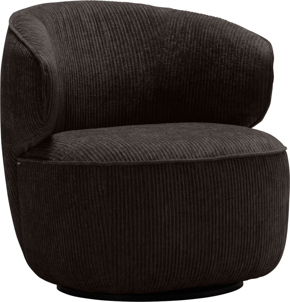 SOPHIE Sessel 402689407073 Grösse B: 74.0 cm x T: 74.0 cm x H: 77.0 cm Farbe Dunkelbraun Bild Nr. 1