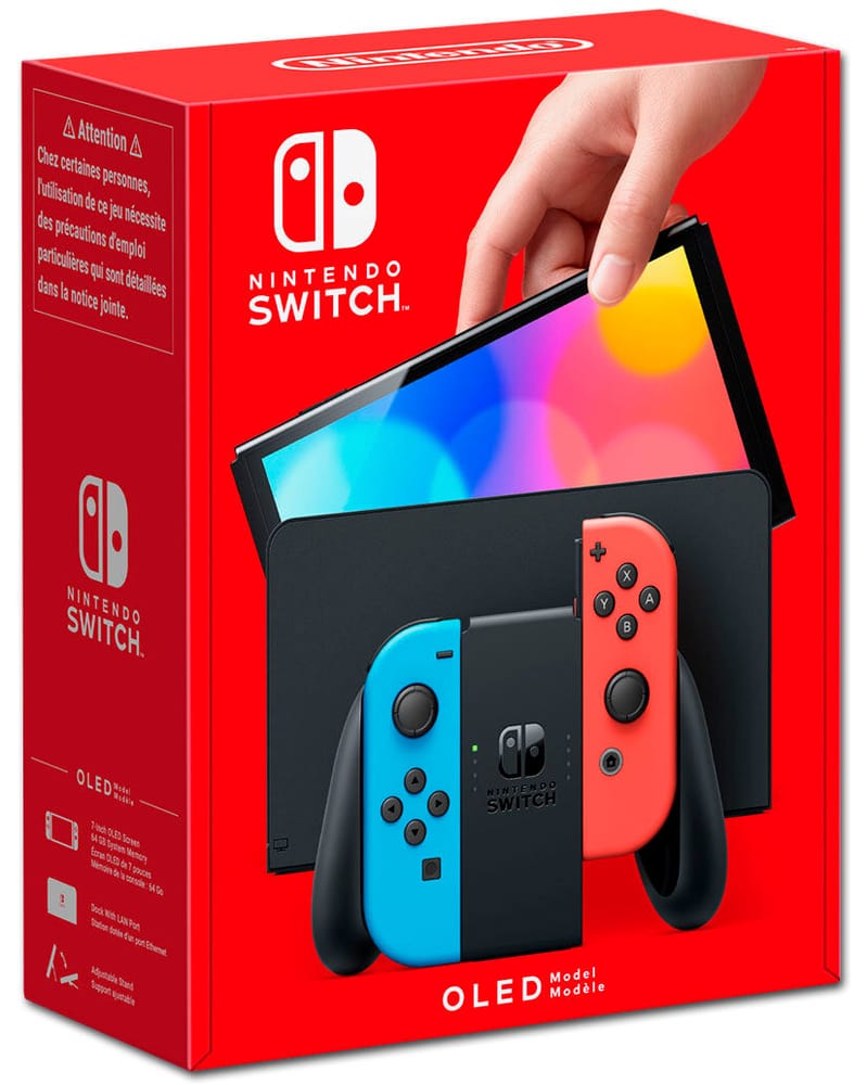 Nintendo Switch à Partir De Quel Age Nintendo Nintendo Switch OLED - Néon-Rouge/Néon-Bleu Console – acheter