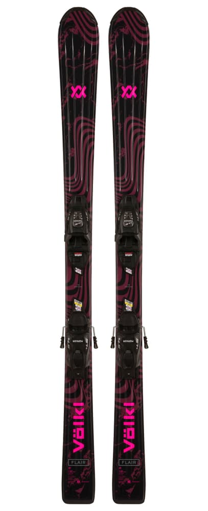 Flair Jr inkl. 4.5/7.0 VMotion GW Skis pour enfant avec fixations Völkl 493618611020 Couleur noir Longueur 110 Photo no. 1