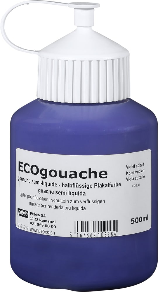 Pébéo Ecogouache kobaltviolett Plakatfarbe Pebeo 663512022800 Farbe Kobaltviolett Bild Nr. 1
