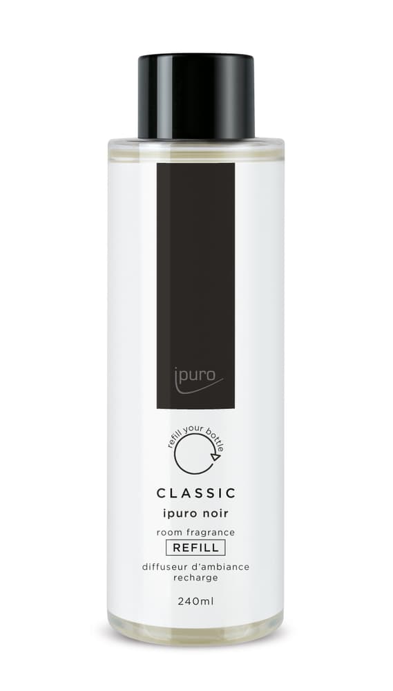Classic noir Parfum d'ambiance Ipuro 658181900000 Couleur Noir Dimensions L: 5.0 cm x L: 5.0 cm x H: 16.5 cm Photo no. 1