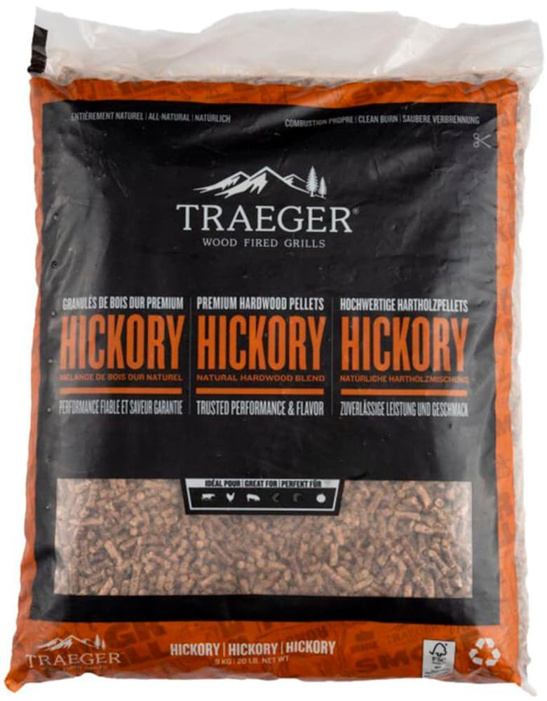 Pellet per griglia Hickory Pellets 9 kg Pellet per griglia Traeger 669700119503 N. figura 1