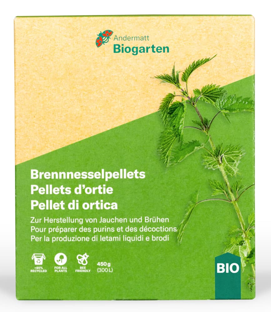Pellets di ortica, 450 g Rinvigorimento piante Andermatt Biogarten 658437500000 N. figura 1
