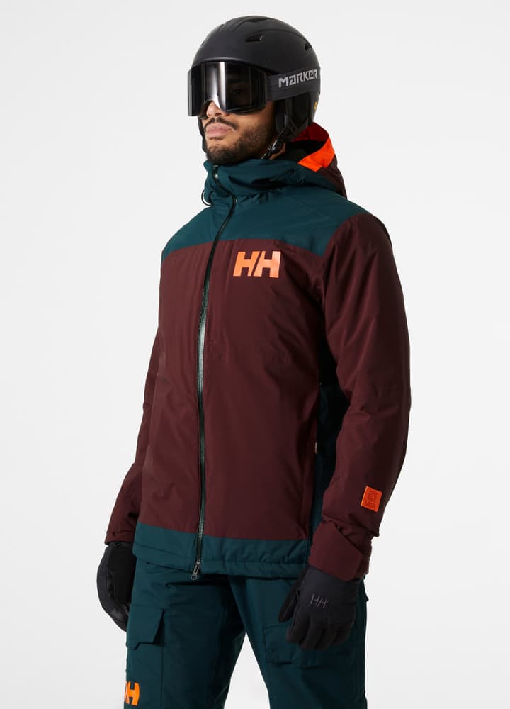 POWDREAMER 2.0 JACKET Ullr Veste de ski Helly Hansen 460399700388 Taille S Couleur bordeaux Photo no. 1