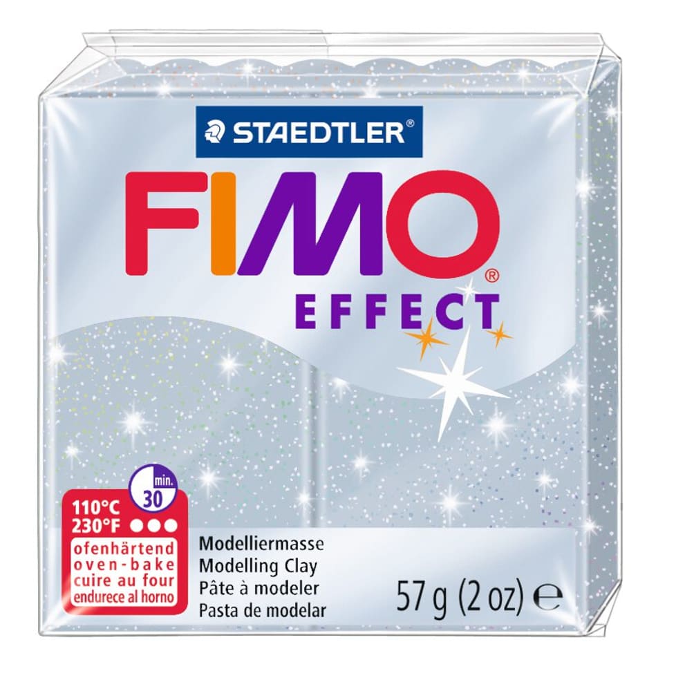Effect Fimo Soft  Block Eff. Silber Knete Fimo 664509620812 Farbe Silberfarben Bild Nr. 1
