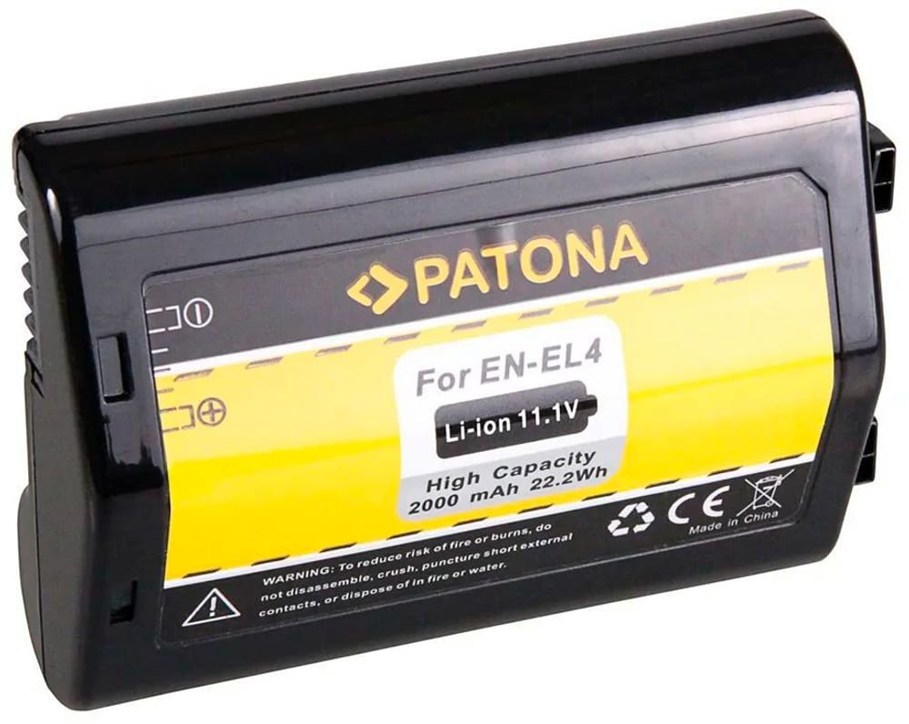 Nikon EN-EL4 Batterie pour appareil photo Patona 785300181732 Photo no. 1