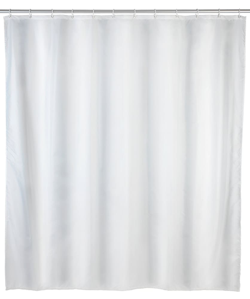 Rideau de douche Uni blanc 240x180 cm, Polyester Rideau de douche WENKO 674011900000 Couleur Blanc Dimensions 240x180 cm Photo no. 1