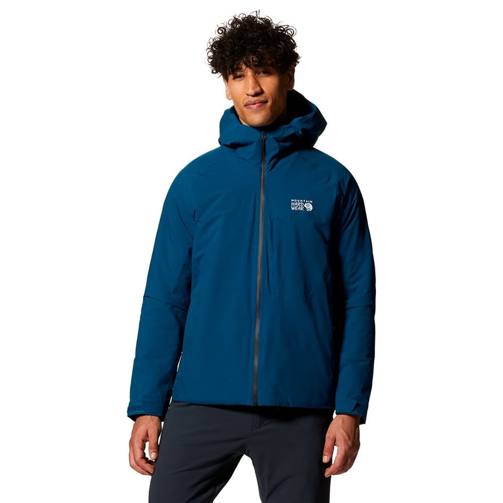 M Stretch Ozonic™ Insulated Jacket Giacca da pioggia MOUNTAIN HARDWEAR 468809300340 Taglie S Colore blu N. figura 1