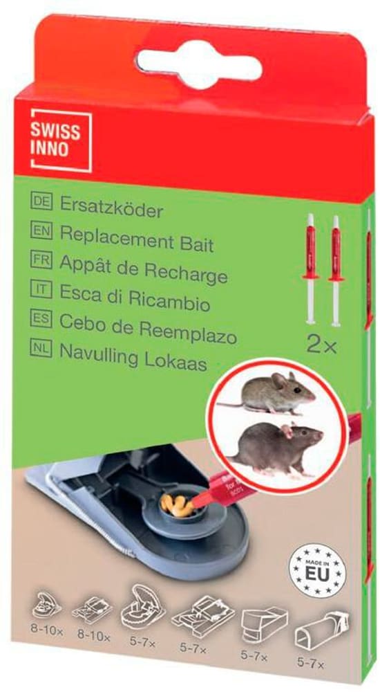 Esca di ricambio per Mousetrap Pro SuperCat 2x3g Trappola per animali SWISSINNO 669700120448 N. figura 1