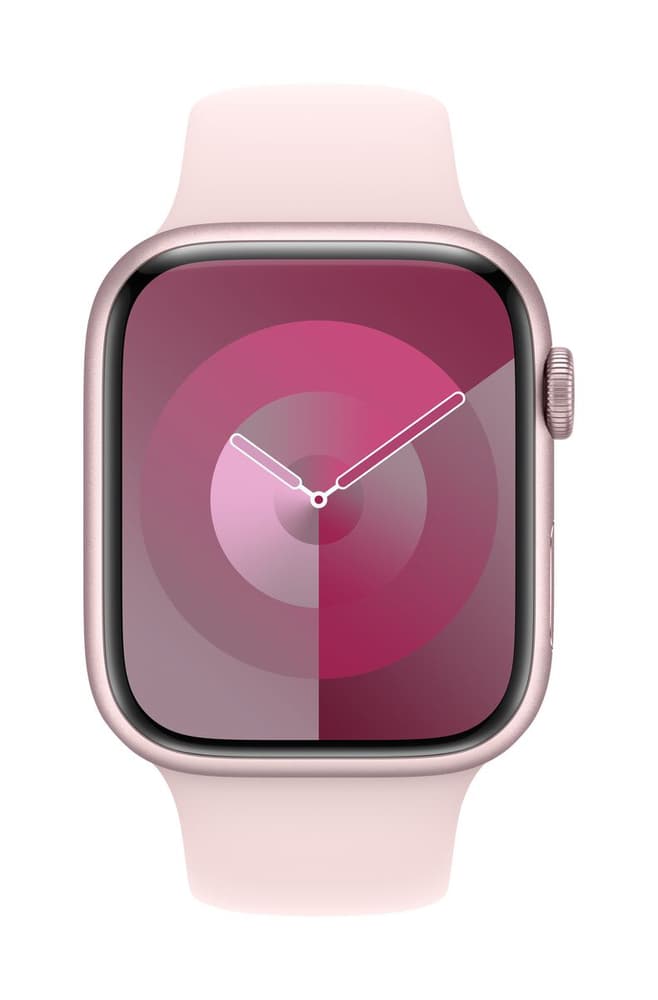 Watch Series 9 GPS + Cellular 45mm Pink Aluminium Case with Light Pink Sport Band - S/M Montre connectée Apple 785302407320 Photo no. 1