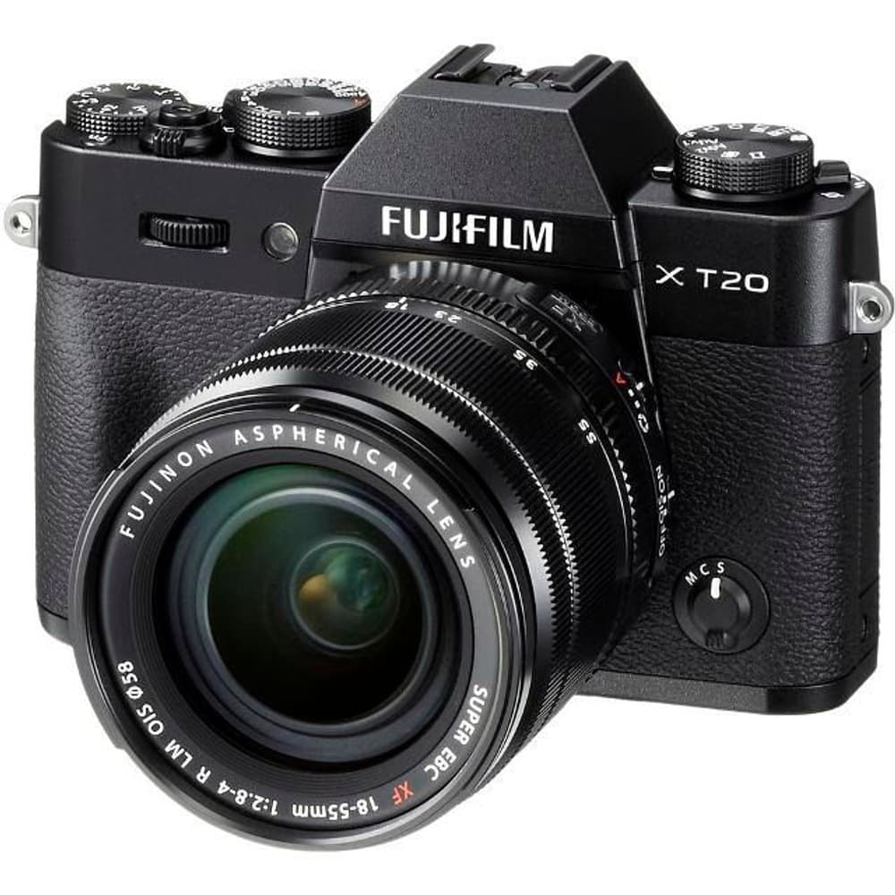 X-T20 + XF 18-55 mm F2.8-4.0 R LM OIS noir Kit appareil photo système FUJIFILM 78530012583017 Photo n°. 1