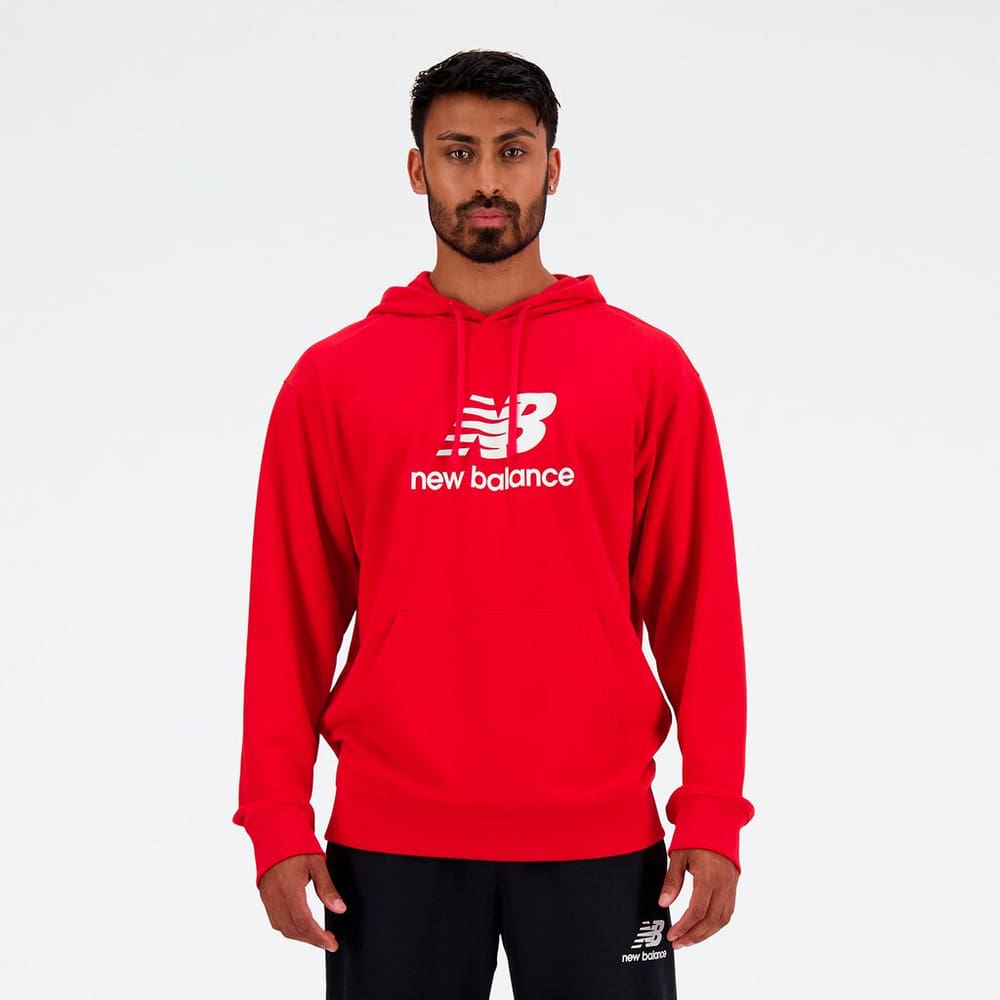 Sport Essentials Stacked Logo French Terry Hoodie Pull-over New Balance 474128500530 Taille L Couleur rouge Photo no. 1