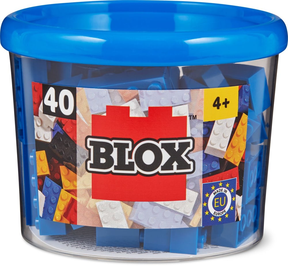 BLOX BOX 40 BLUE 8PIN BRICKS Set di giocattoli Blox 743422800000 N. figura 1