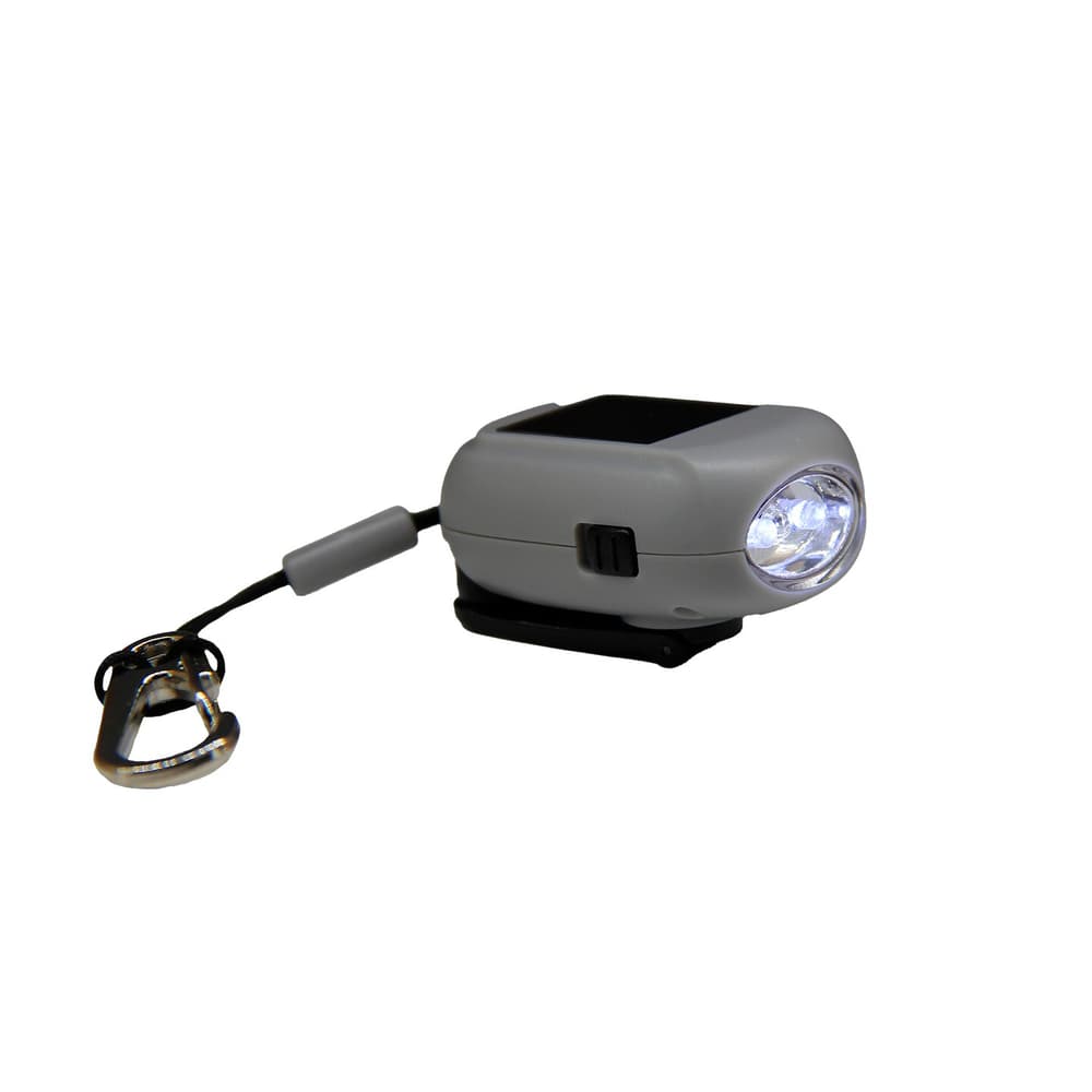 Mini Taschenlampe Recycled inkl. Karabiner Taschenlampe Essential Elements 471224900080 Grösse Einheitsgrösse Farbe grau Bild-Nr. 1