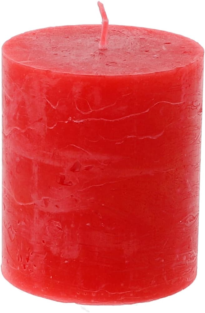 Zylinderkerze Rustico Kerze Balthasar 656207000011 Farbe Rot Grösse ø: 7.0 cm x H: 8.0 cm Bild Nr. 1