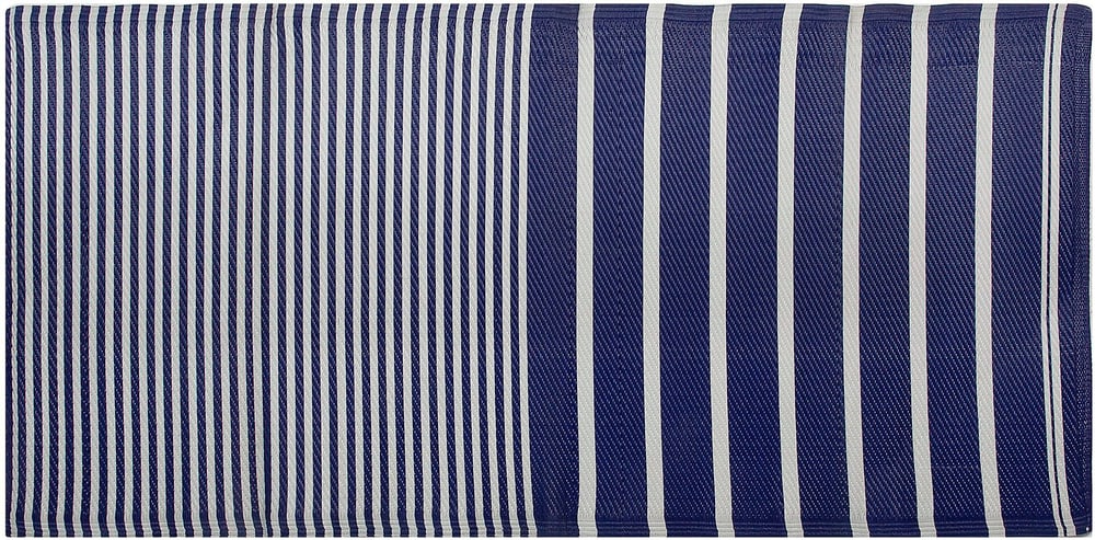 Tappeto da esterno blu scuro 90 x 180 cm HALDIA Tappeto per esterni Beliani 655506000000 N. figura 1