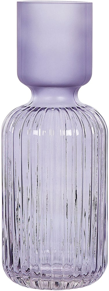 Blumenvase Glas violett 31 cm TRAGANA Vase Beliani 615192500000 Bild Nr. 1