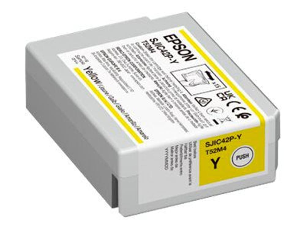 SJIC42P-Y, for ColorWorks C4000e, Yellow Tintenpatrone Epson 785302431271 Bild Nr. 1