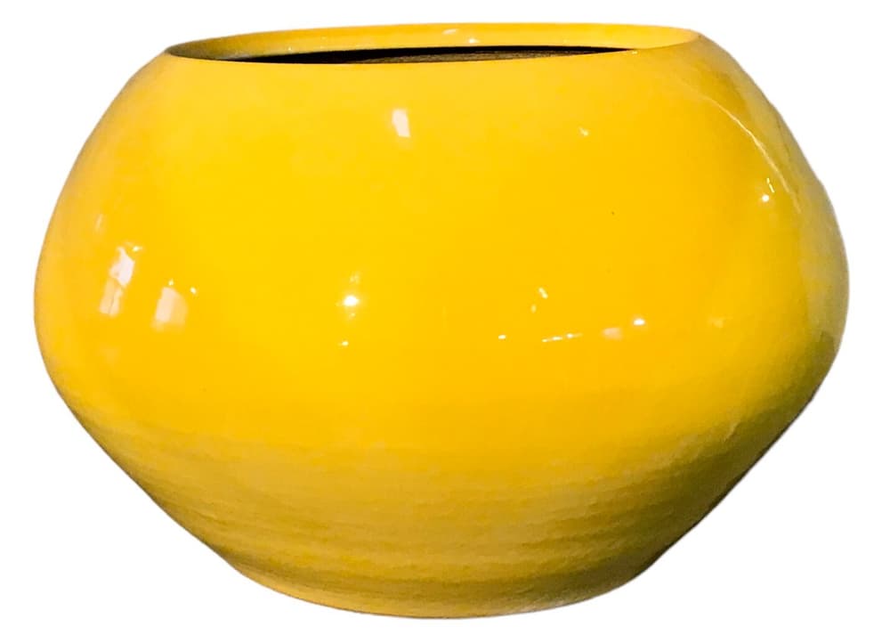 BLUES Pot 655219500028 Couleur Jaune Taille ø: 28.0 cm x H: 18.0 cm Photo no. 1