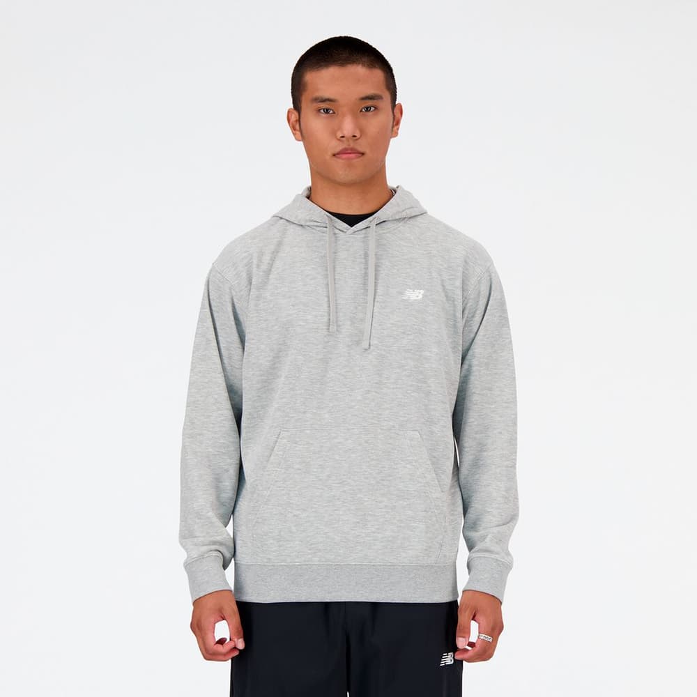 Sport Essentials Small Logo French Terry Hoodie Pull-over New Balance 474128300481 Taille M Couleur gris claire Photo no. 1