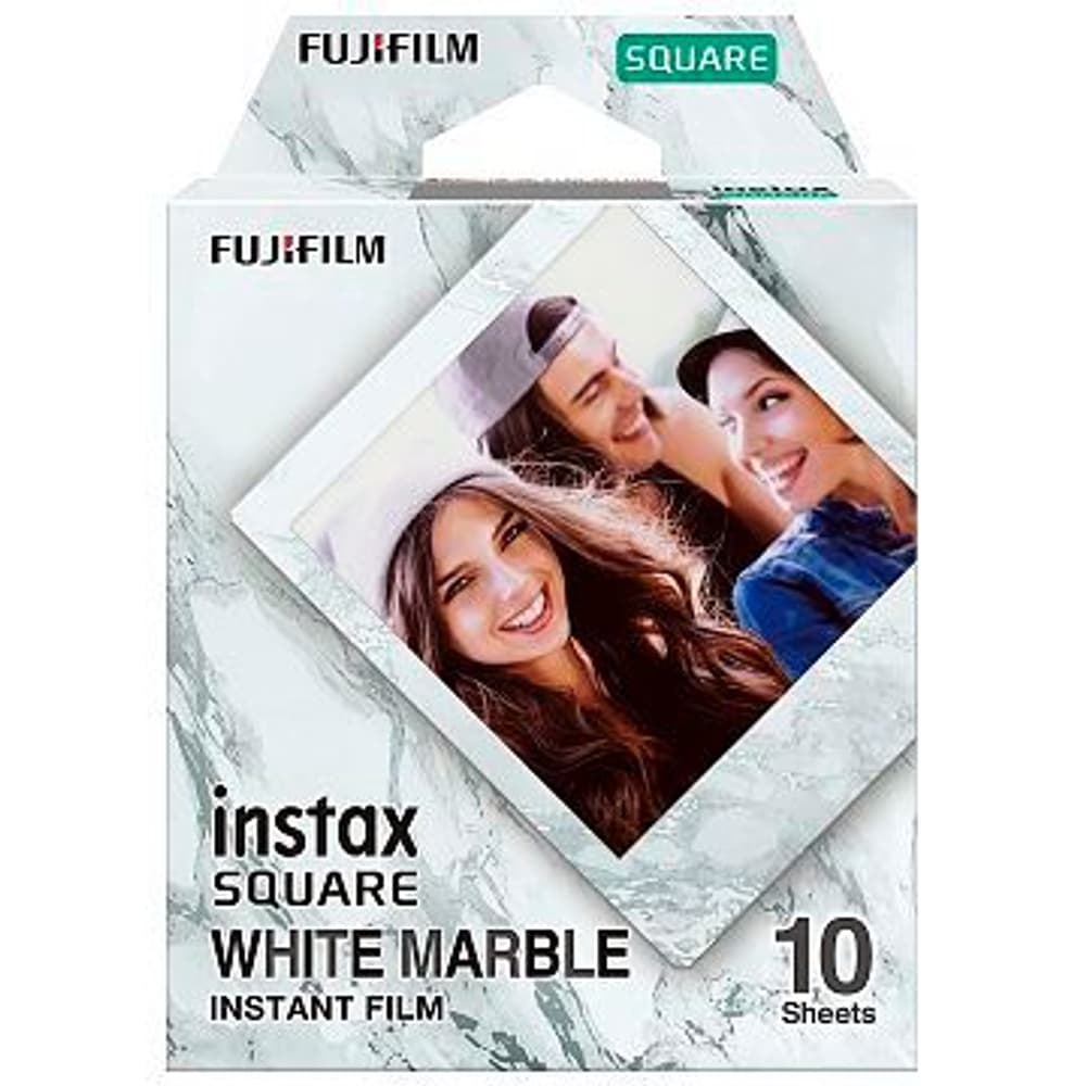 Instax Square 10B Whitemarble Sofortbildfilm FUJIFILM 785300155767 Bild Nr. 1