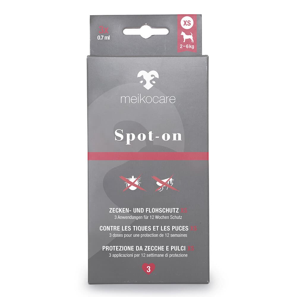 Spot-On Hund XS, 3x 0.7 ml Ungezieferschutztropfen meikocare 658369100000 Bild Nr. 1