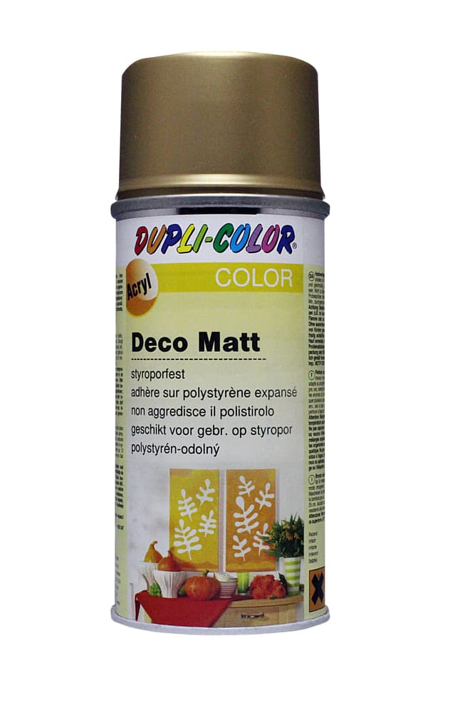 Vernice spray deco opaco Air Brush Set Dupli-Color 664810025001 Colore Bronzo dorato N. figura 1
