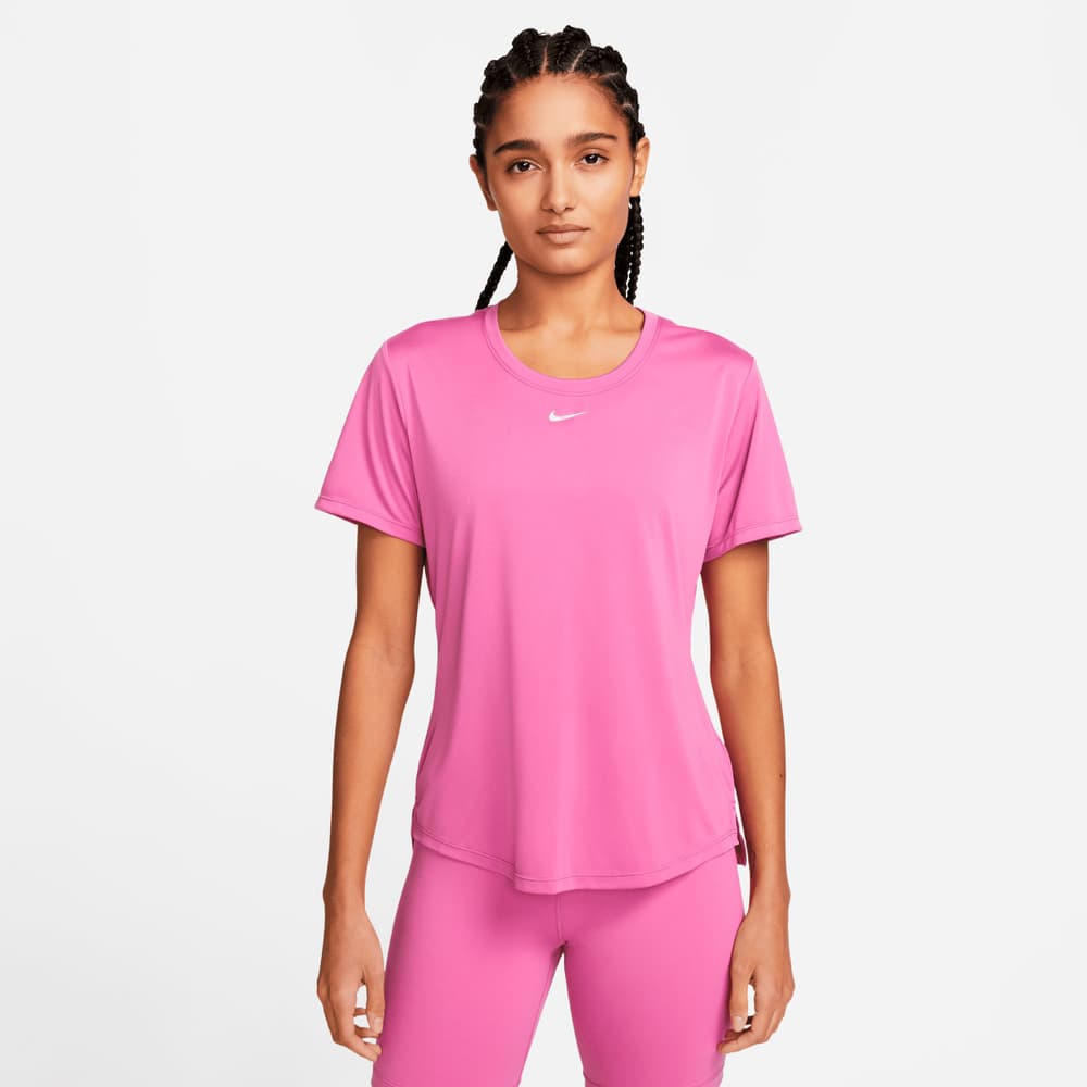 W One DF SS STD Top T-shirt Nike 471828000337 Taille S Couleur fuchsia Photo no. 1