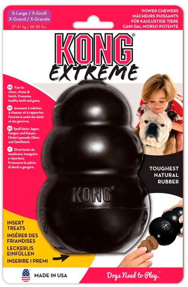 Extreme schwarz XL Kauspielzeug KONG 620961400000 Bild Nr. 1