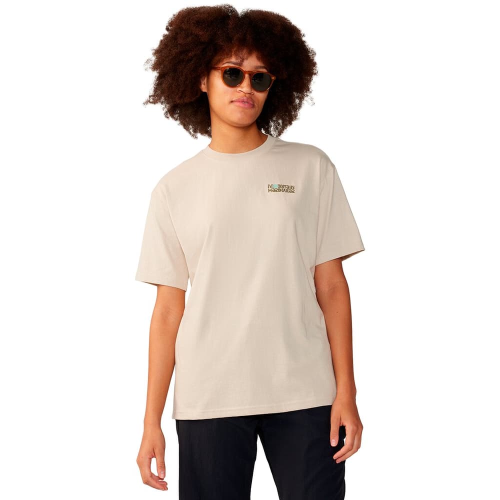 W Tie Dye Earth™ Boxy Short Sleeve T-shirt MOUNTAIN HARDWEAR 474125300274 Taglie XS Colore beige N. figura 1